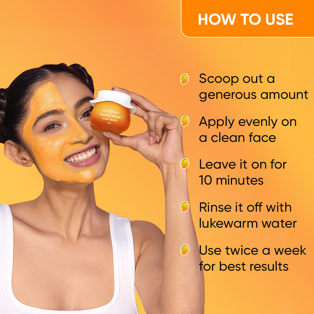 Mango Detan Clay Mask 6 Mango Detan Clay Mask