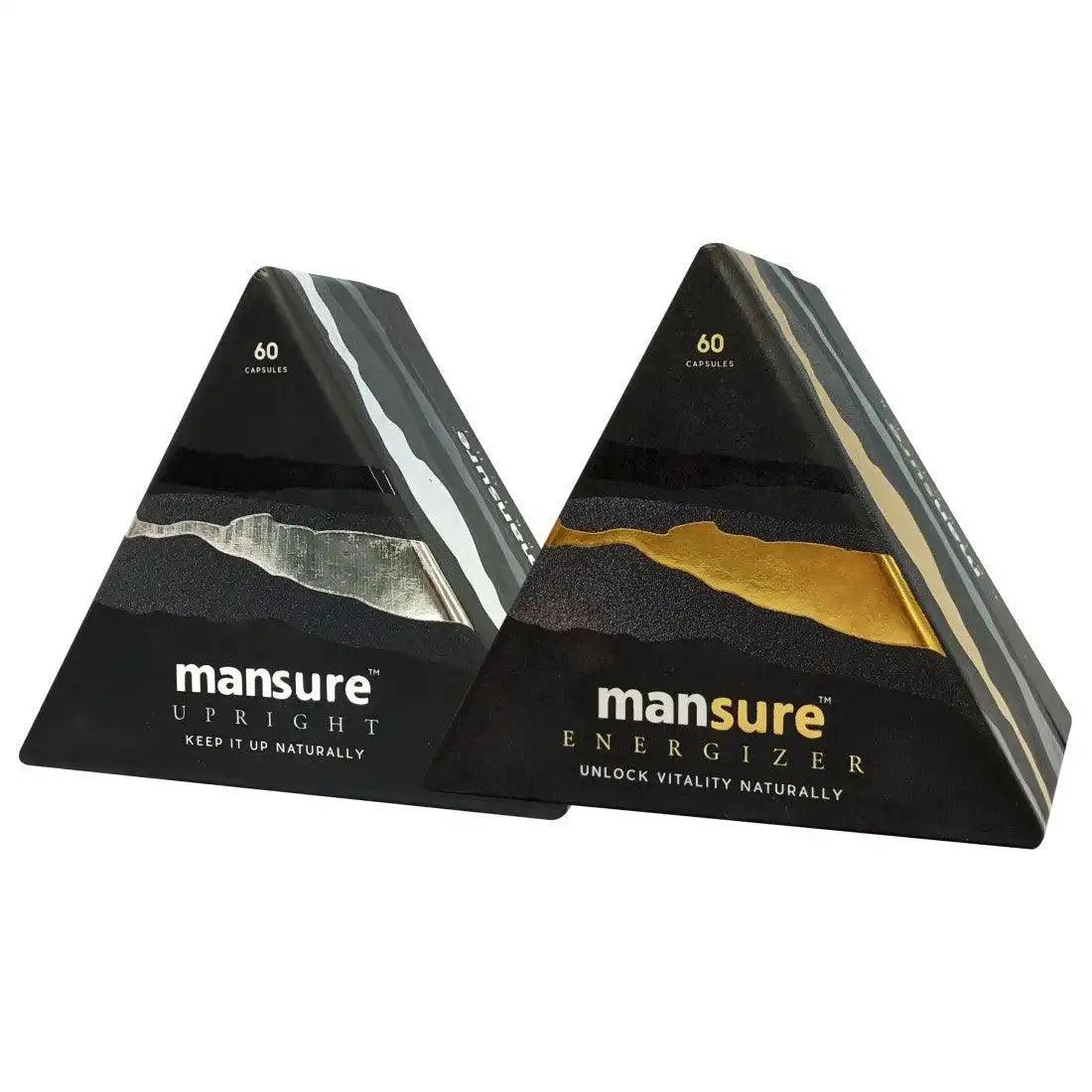 ManSure Combo - UPRIGHT and ENERGIZER Capsules For Men 1 ManSure Combo - UPRIGHT and ENERGIZER Capsules For Men