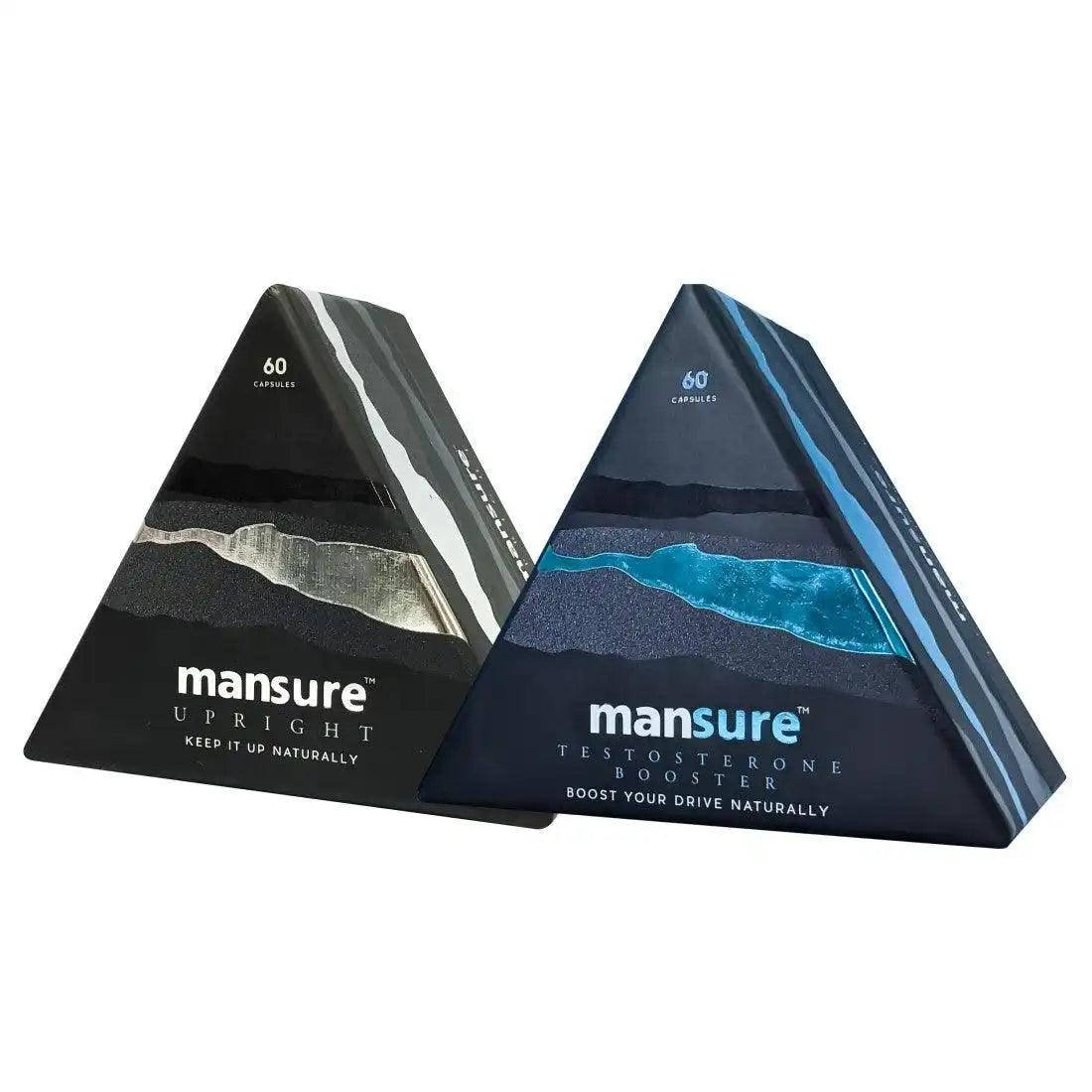 ManSure Combo - UPRIGHT and TESTOSTERONE BOOSTER Capsules For Men 1 ManSure Combo - UPRIGHT and TESTOSTERONE BOOSTER Capsules For Men
