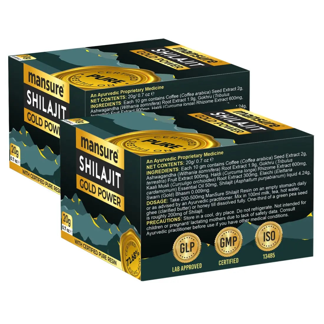 ManSure Shilajit Gold Power Resin with Swarna Bhasma, Ashwagandha 5 ManSure Shilajit Gold Power Resin with Swarna Bhasma, Ashwagandha