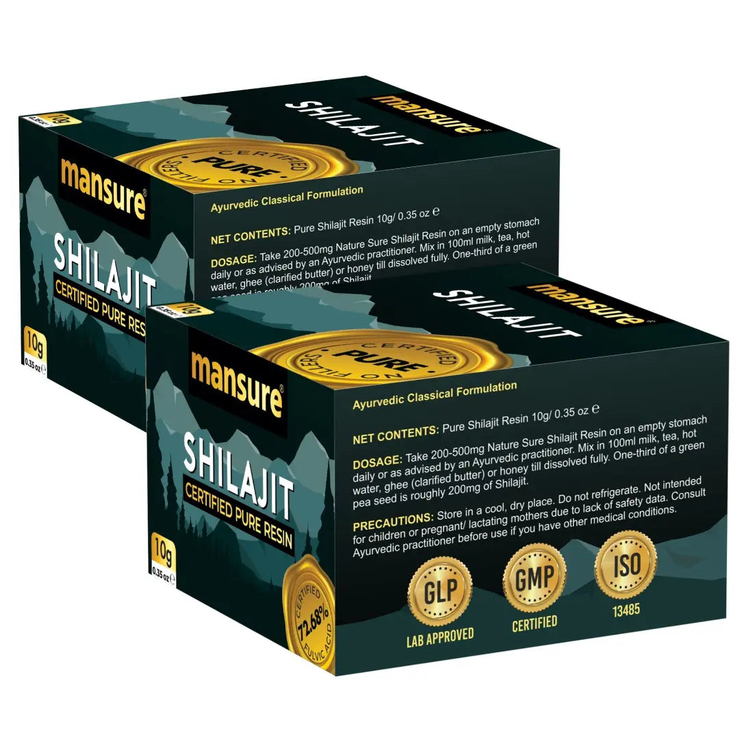 ManSure Shilajit Pure Resin, No Fillers, 72.68% Fulvic Acid, Certified 3 ManSure Shilajit Pure Resin, No Fillers, 72.68% Fulvic Acid, Certified