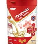Maxvida High Protein to help build Muscle mass and strength in Adults & Elderly (400g, Vanilla Flavored)