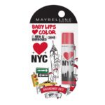 Maybelline New York Baby Lips Loves NYC Tinted Lip Balm For Dark Lips 4g - Broadway Red