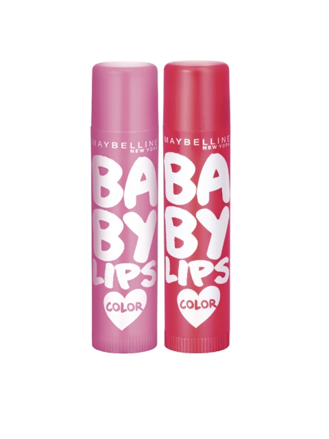 Maybelline New York Set Of Baby Lips Pink Lolita & Cherry Kiss Tinted Lip Balm