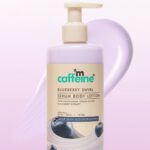 MCaffeine Blueberry Swirl Serum Body Lotion With Niacinamide For Deep Moisturization 300ml