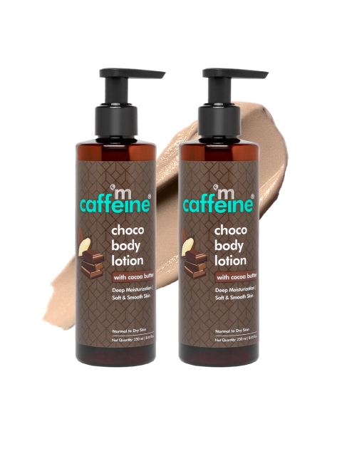 MCaffeine Set of 2 Choco Body Lotion with Cocoa Butter - 250 ml each