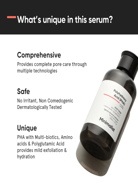 Minimalist 3% PHA Alcohol Free Toner For Oily Skin - 150 ml 3 Minimalist 3% PHA Alcohol Free Toner For Oily Skin - 150 ml