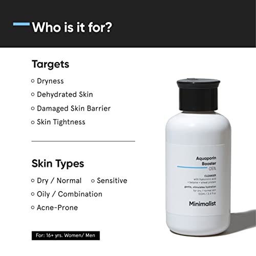 Minimalist 5% Aquaporin Booster | Face Wash For Dry Skin with Hyaluronic Acid 4 Minimalist 5% Aquaporin Booster | Face Wash For Dry Skin with Hyaluronic Acid