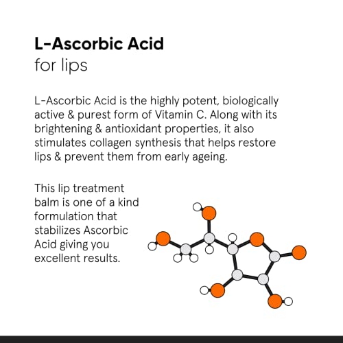 Minimalist 8% L-Ascorbic Acid Lip Treatment Balm with Vitamin E, Radianskin & Glycerine for Pigmented & Dark Lips | For Women & Men | 12 gm 4 Minimalist 8% L-Ascorbic Acid Lip Treatment Balm with Vitamin E, Radianskin & Glycerine for Pigmented & Dark Lips | For Women & Men | 12 gm