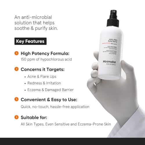 Minimalist Anti-Acne HOCL Spray For Skin Relief (Post Work Out Spray) 3 Minimalist Anti-Acne HOCL Spray For Skin Relief (Post Work Out Spray)