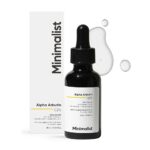 Minimalist Dark Spots Removal Serum with 2% Alpha Arbutin for Hyperpigmentation | Face Serum with Hyaluronic Acid & Butylresorcinol for Blemishes, Acne Marks & Tanning |...
