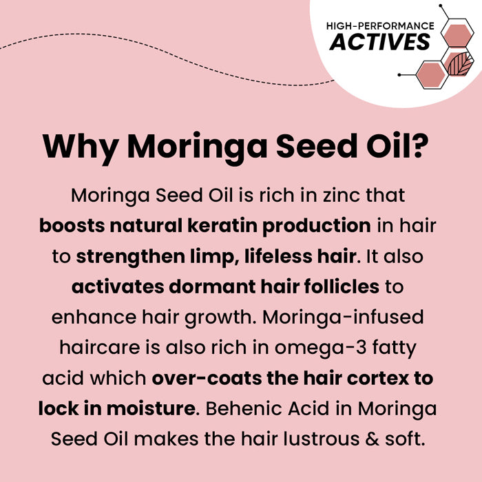 Moringa & Argan Oil Shampoo for Hair Fall Control 6 Moringa & Argan Oil Shampoo for Hair Fall Control