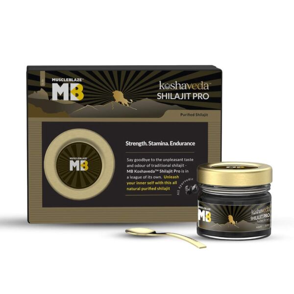 MuscleBlaze Koshaveda Shilajit Pro - 20 gm (0.04 Lb), Unflavoured