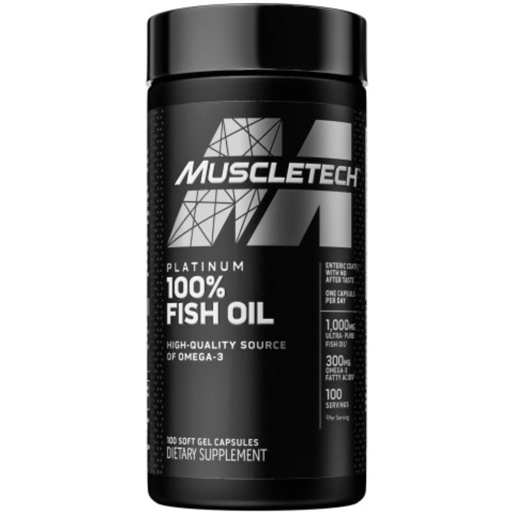 MuscleTech Platinum 100% Fish Oil - 100 Softgels 1 MuscleTech Platinum 100% Fish Oil - 100 Softgels