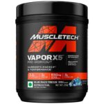 MuscleTech Vapor X5 Next Gen - 270 gm (0.59 Lb), Blue Razz Freeze