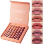 nandiayan Set Of 6 Water Proof Liquid Matte Lipsticks -4ml Each - Shade-07-08-09-10-11-12