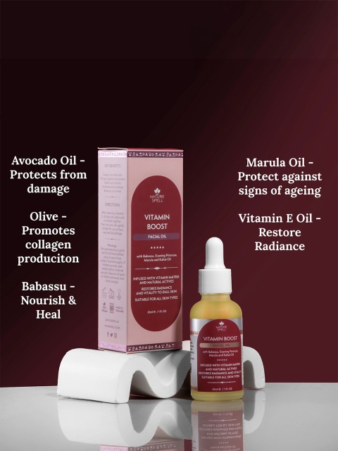 Nature Spell Vitamin Boost Facial Oil With Kahai - 30 ml 2 Nature Spell Vitamin Boost Facial Oil With Kahai - 30 ml