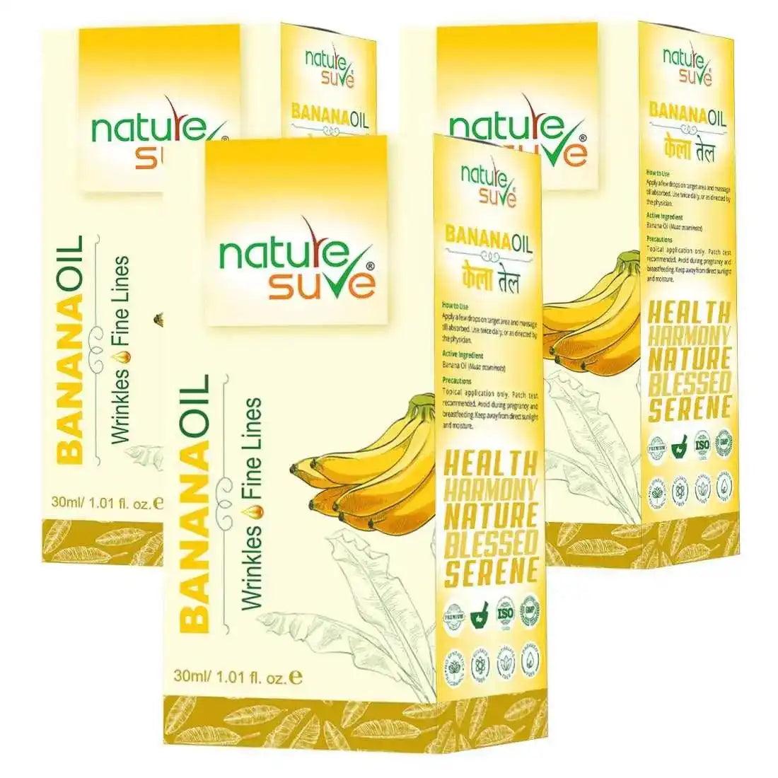 Nature Sure Banana Oil 30ml for Wrinkles and Fine Lines in Men and Women 4 Nature Sure Banana Oil 30ml for Wrinkles and Fine Lines in Men and Women