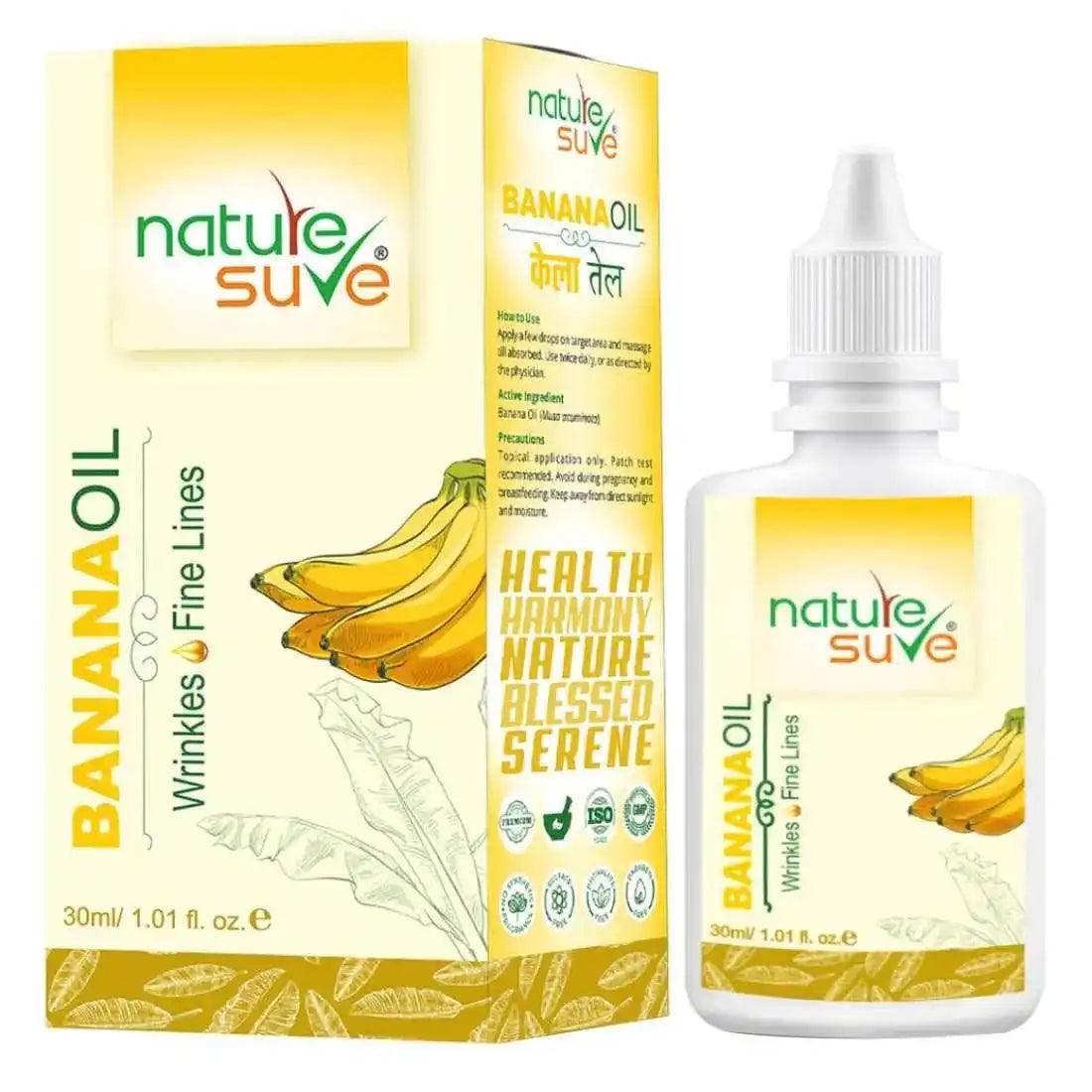Nature Sure Banana Oil 30ml for Wrinkles and Fine Lines in Men and Women 1 Nature Sure Banana Oil 30ml for Wrinkles and Fine Lines in Men and Women