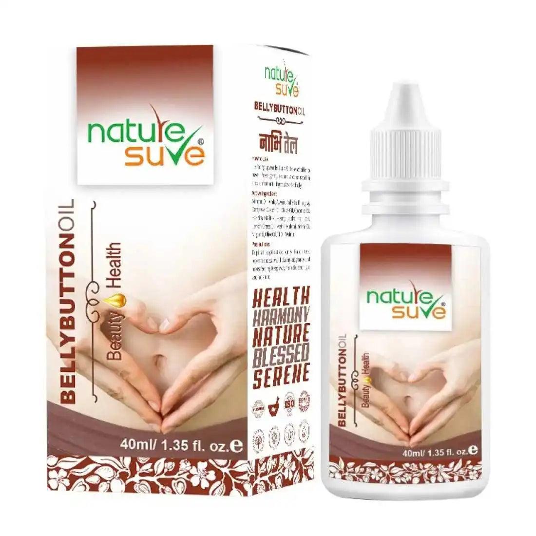 Nature Sure Belly Button Nabhi Oil for Health and Beauty in Men and Women - 40ml 1 Nature Sure Belly Button Nabhi Oil for Health and Beauty in Men and Women - 40ml