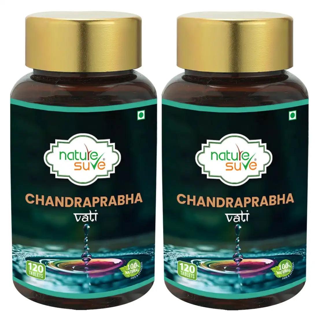 Nature Sure Chandraprabha Vati 120 Ayurvedic Tablets for Prameha and Urogenital Wellness in Men and Women 3 Nature Sure Chandraprabha Vati 120 Ayurvedic Tablets for Prameha and Urogenital Wellness in Men and Women
