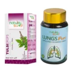 Nature Sure Combo - Tulsi Drops 30ml and Lungs Pure 60 Capsules