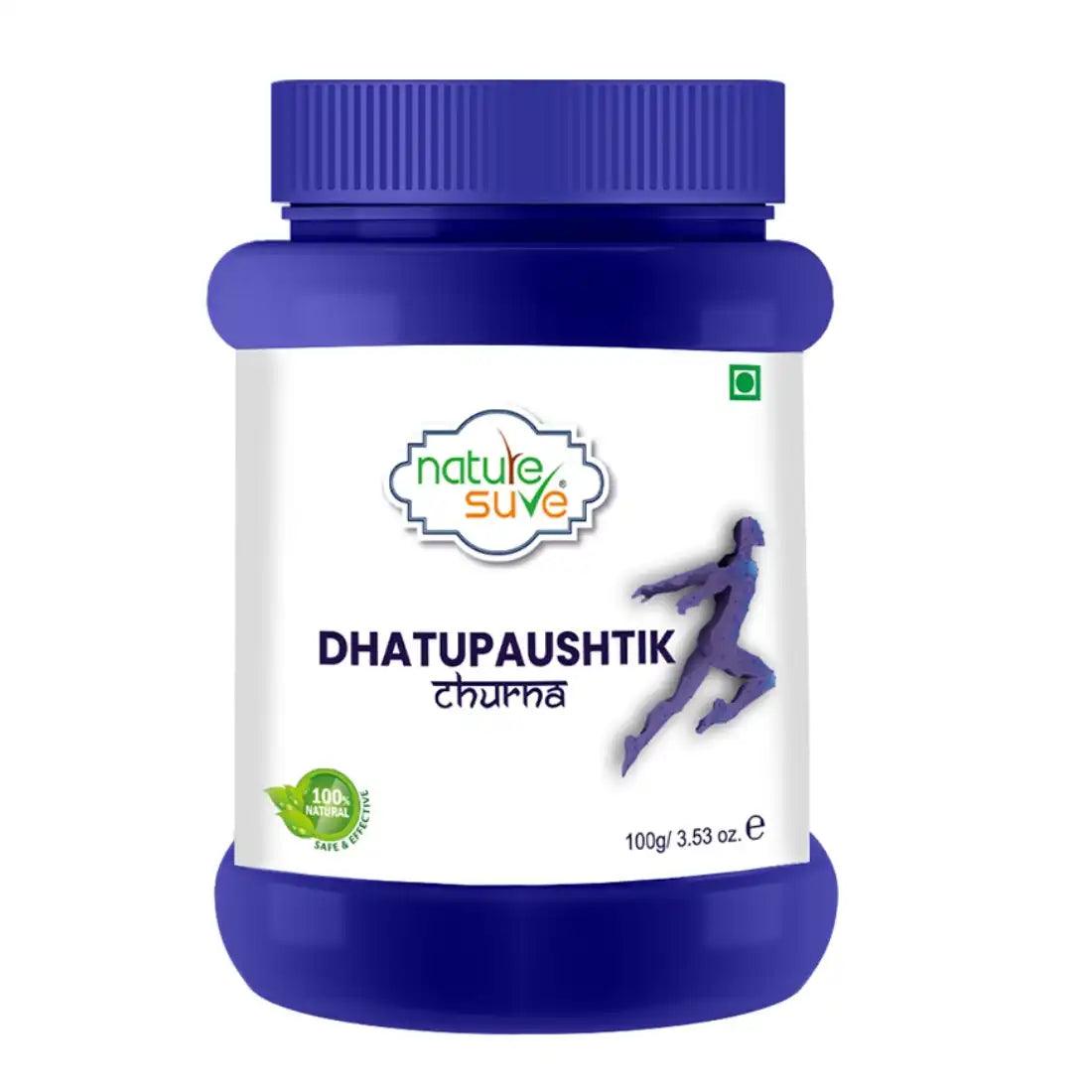 Nature Sure Dhatupaushtik Ayurvedic Churna 100g for Vigor, Vitality and Stamina in Men and Women 1 Nature Sure Dhatupaushtik Ayurvedic Churna 100g for Vigor, Vitality and Stamina in Men and Women