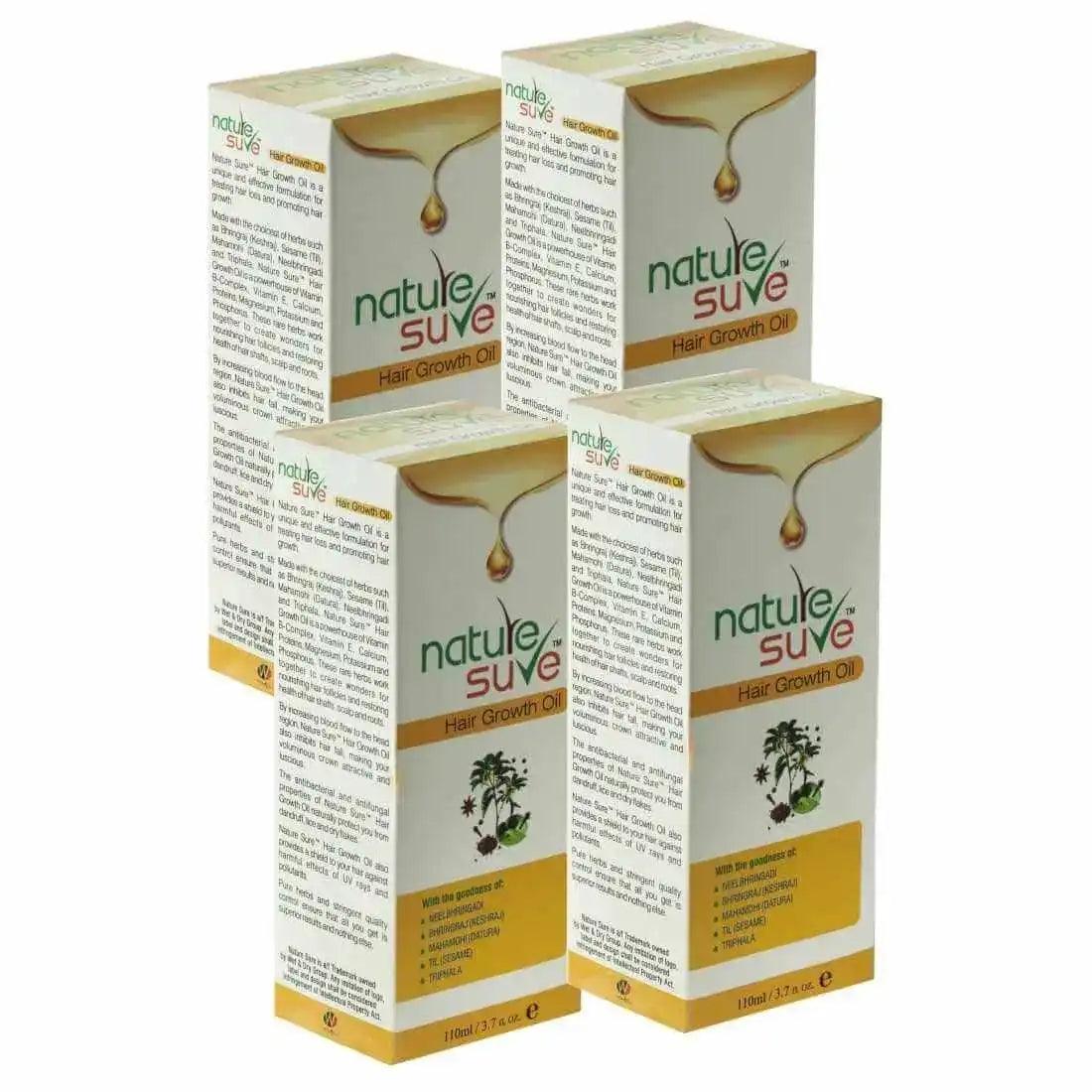 Nature Sure Hair Growth Oil For Natural Hair Darkening, Hair Fall, Hair Loss, Dandruff and Split-Ends - 110ml 5 Nature Sure Hair Growth Oil For Natural Hair Darkening, Hair Fall, Hair Loss, Dandruff and Split-Ends - 110ml