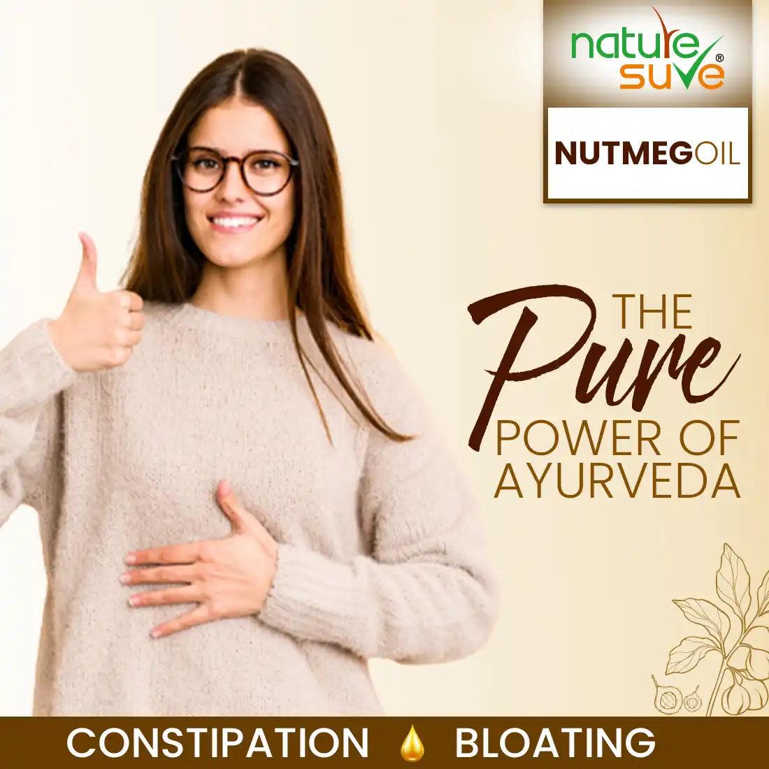 Nature Sure Jaiphal Nutmeg Oil 30ml for Bloating and Constipation in Men and Women 2 Nature Sure Jaiphal Nutmeg Oil 30ml for Bloating and Constipation in Men and Women