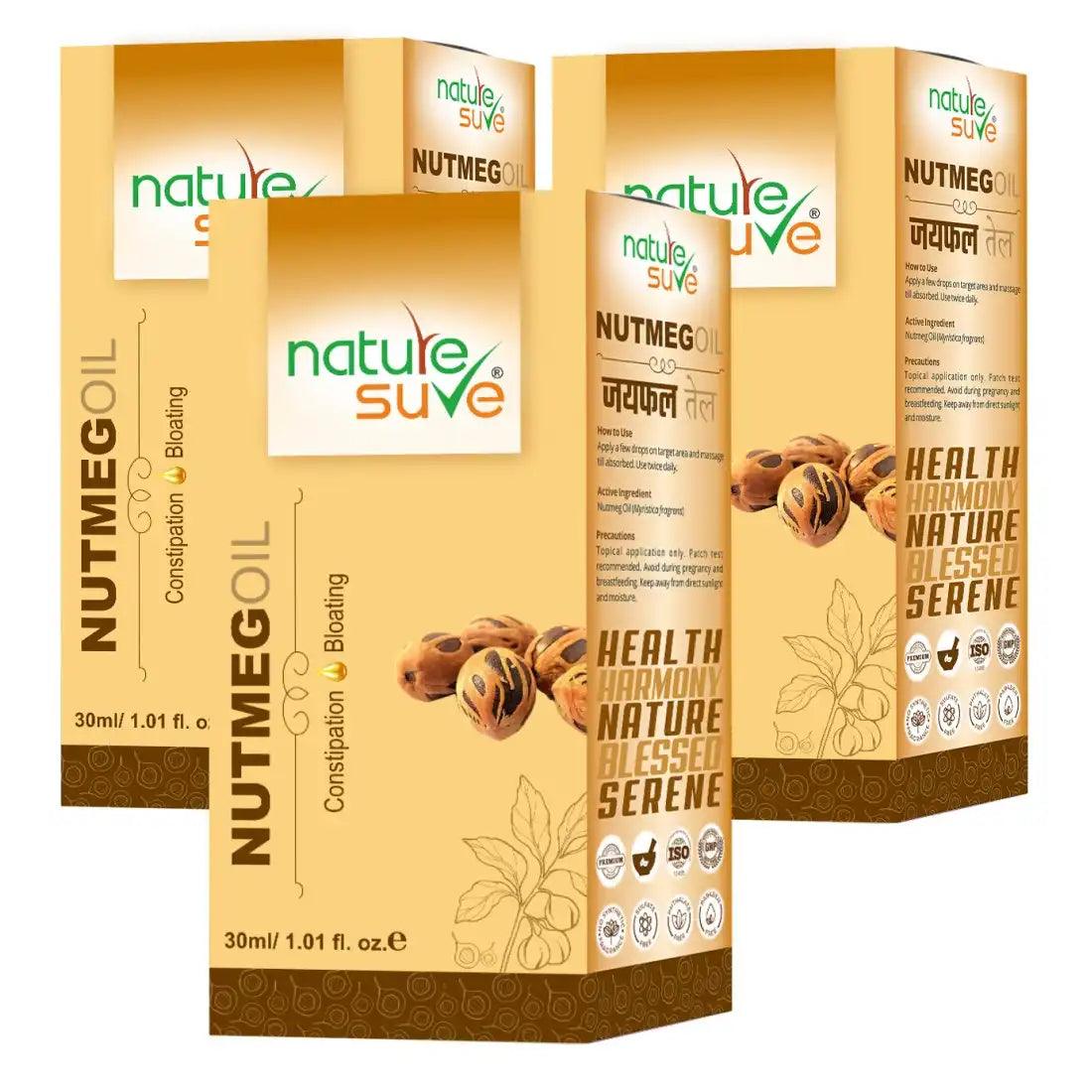 Nature Sure Jaiphal Nutmeg Oil 30ml for Bloating and Constipation in Men and Women 4 Nature Sure Jaiphal Nutmeg Oil 30ml for Bloating and Constipation in Men and Women