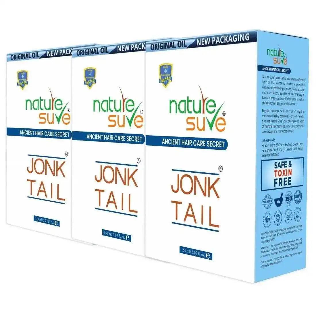 Nature Sure Jonk Tail Hair Oil for Men and Women - 150 ml 4 Nature Sure Jonk Tail Hair Oil for Men and Women - 150 ml