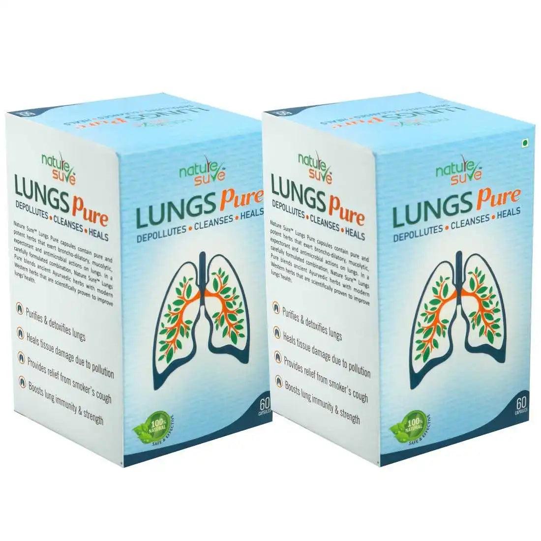 Nature Sure Lungs Pure for Respiratory Wellness - 60 Capsules 3 Nature Sure Lungs Pure for Respiratory Wellness - 60 Capsules