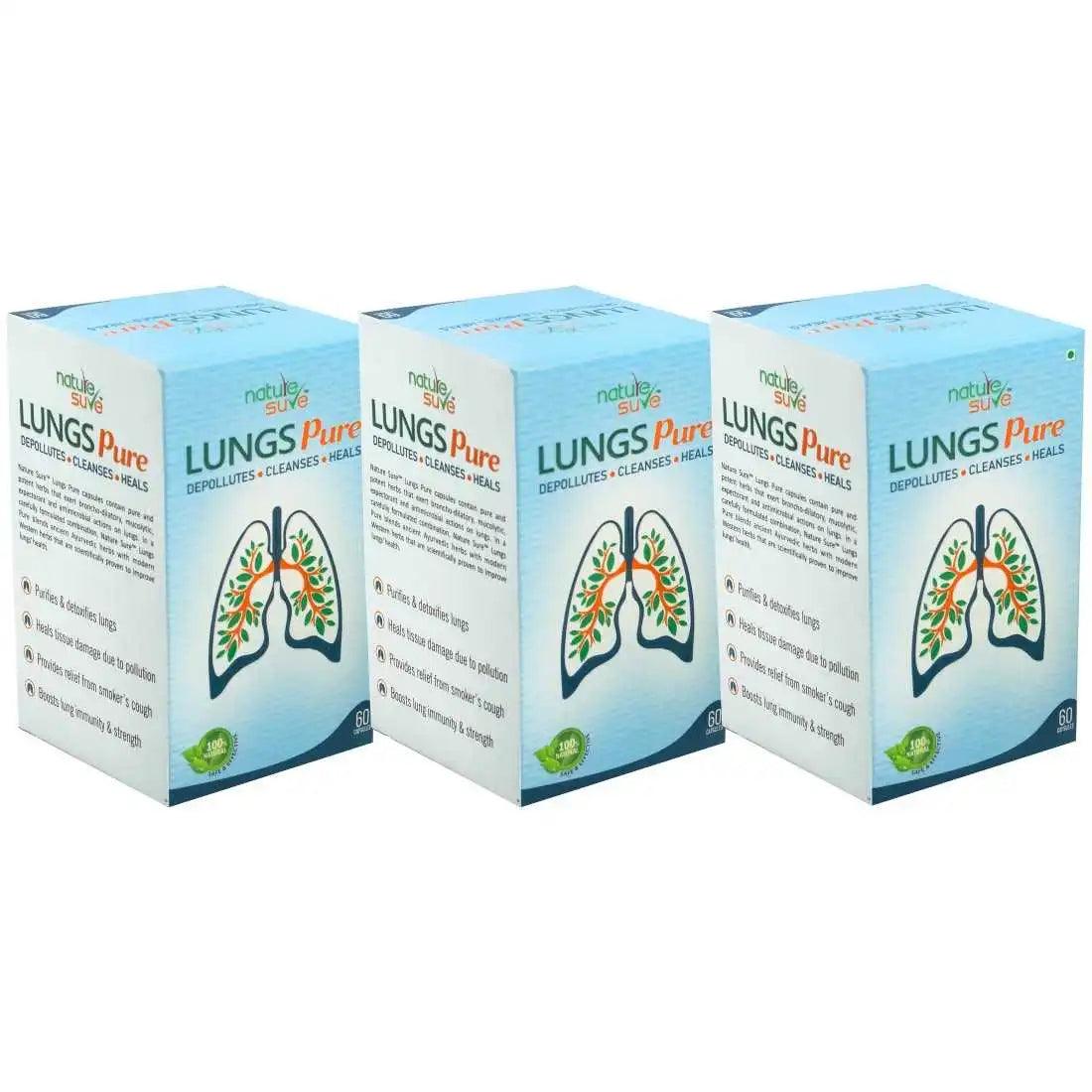 Nature Sure Lungs Pure for Respiratory Wellness - 60 Capsules 4 Nature Sure Lungs Pure for Respiratory Wellness - 60 Capsules