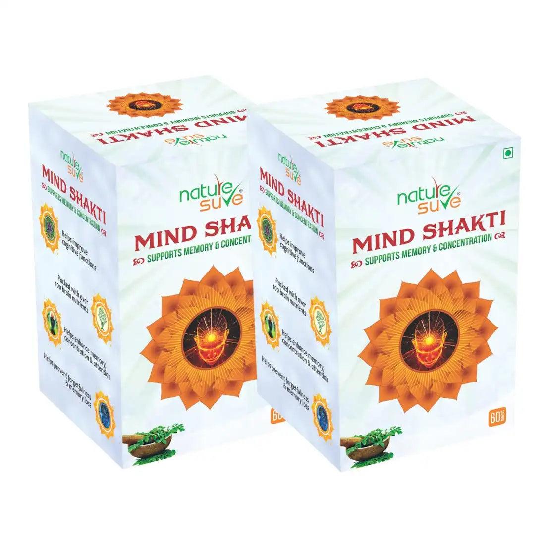 Nature Sure Mind Shakti Tablets for Memory and Concentration in Men and Women - 60 Tablets 3 Nature Sure Mind Shakti Tablets for Memory and Concentration in Men and Women - 60 Tablets