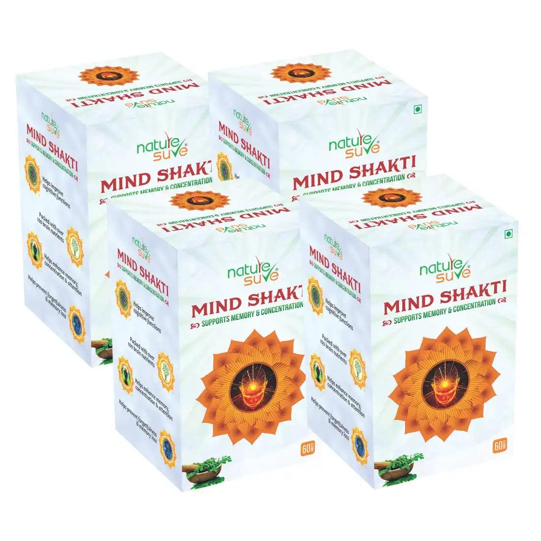 Nature Sure Mind Shakti Tablets for Memory and Concentration in Men and Women - 60 Tablets 5 Nature Sure Mind Shakti Tablets for Memory and Concentration in Men and Women - 60 Tablets
