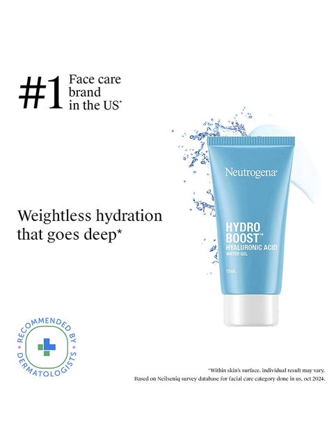 Neutrogena Hydro Boost Hyaluronic Acid Water Gel Face Moisturiser 15g