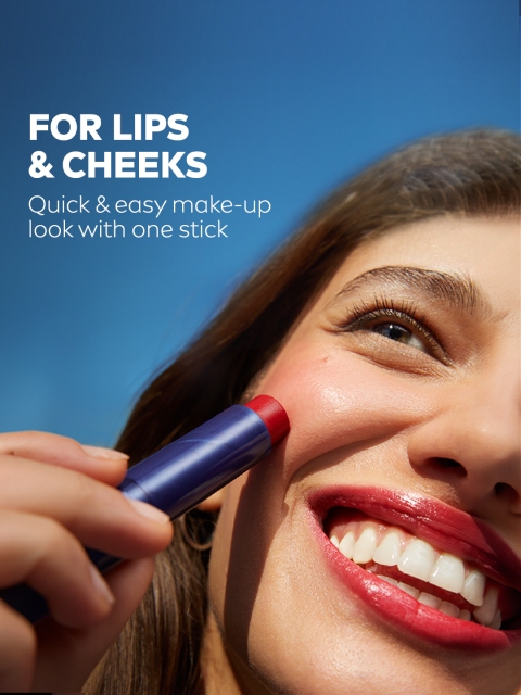 Nivea Caring Beauty SPF 30 Lip & Cheek Tint Balm with Shea Butter & Almond Oil - Red 3 Nivea Caring Beauty SPF 30 Lip & Cheek Tint Balm with Shea Butter & Almond Oil - Red