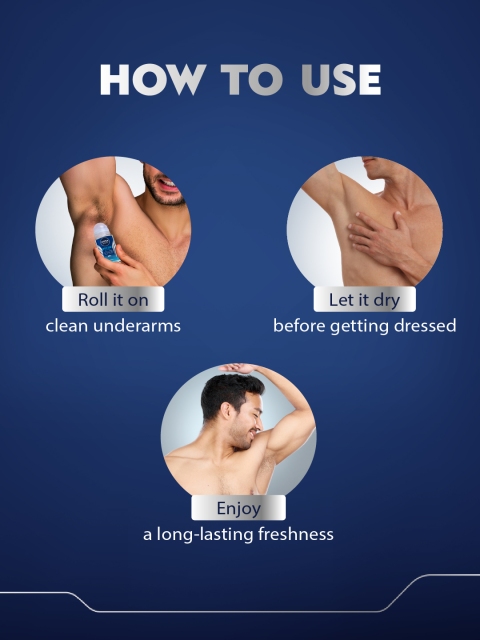 Nivea Men Fresh Active Roll-On Deodorant 50 ml 6 Nivea Men Fresh Active Roll-On Deodorant 50 ml