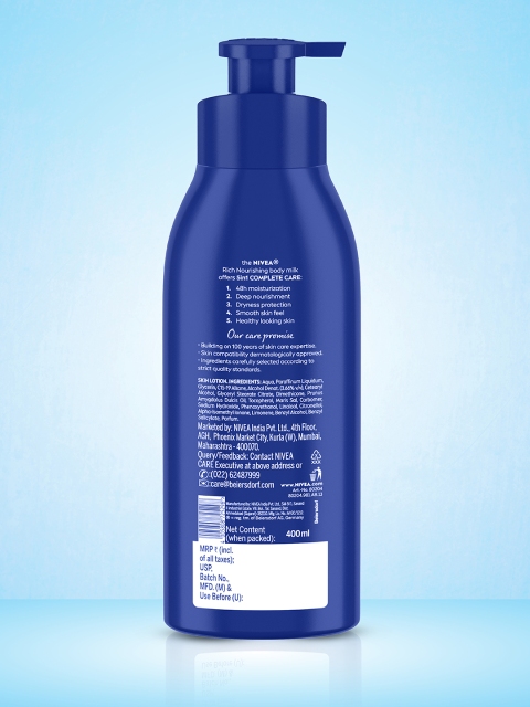 Nivea Nourishing Body Milk for Very Dry Skin with Almond Oil and Vitamin E 400 ml 2 Nivea Nourishing Body Milk for Very Dry Skin with Almond Oil and Vitamin E 400 ml