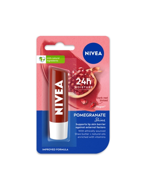 Nivea Pomegranate Shine Caring Lip Balm