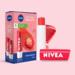 Nivea Set of 2 24 Hr Melt-In Moisture Lip Balm - Strawberry Shine