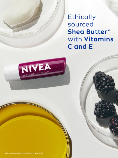 NIVEA Set of 2 Berry Shine 24H Melt-In Moisture Lip Balms 3 NIVEA Set of 2 Berry Shine 24H Melt-In Moisture Lip Balms