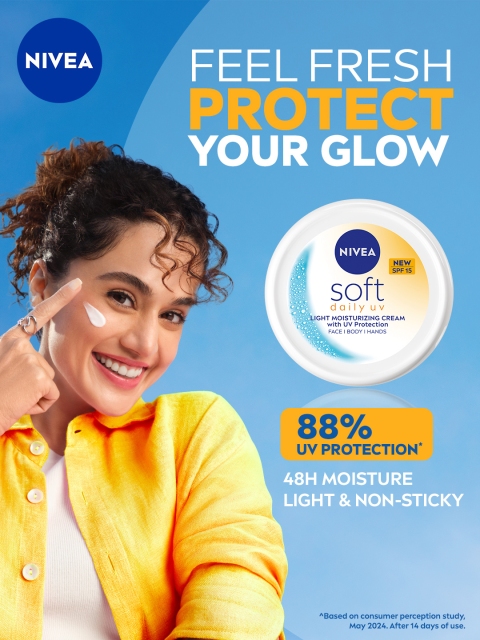 Nivea Soft Daily UV Light Moisturising Cream with SPF-15 - 50ml 3 Nivea Soft Daily UV Light Moisturising Cream with SPF-15 - 50ml