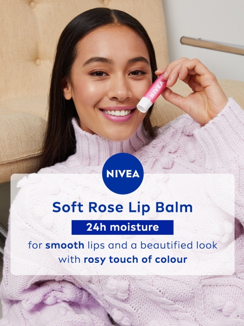 Nivea Soft Rose Caring Lip Balm 3 Nivea Soft Rose Caring Lip Balm