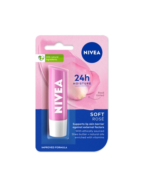 Nivea Soft Rose Caring Lip Balm