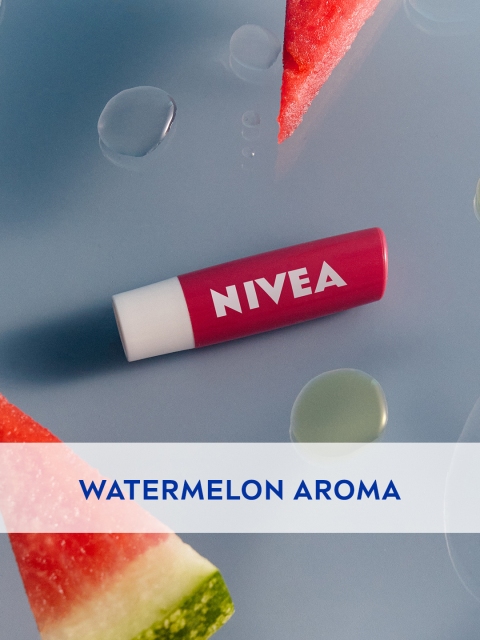 Nivea Women Set of 2 Watermelon Fruity Shine Lip Balms 5 Nivea Women Set of 2 Watermelon Fruity Shine Lip Balms