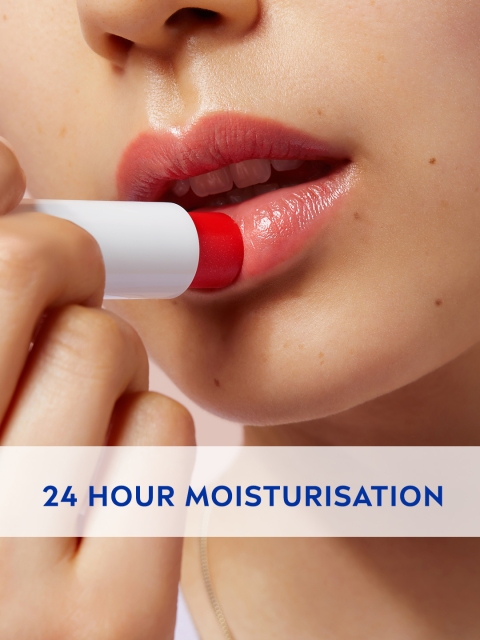 Nivea Women Strawberry Shine 24h Moisture Lip Balm with Natural Oils, Reddish Shine 4.8 g 5 Nivea Women Strawberry Shine 24h Moisture Lip Balm with Natural Oils, Reddish Shine 4.8 g