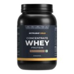 Nutrabay Gold 100% Whey Protein Concentrate - 1 Kg (2.2 Lb), Rich Chocolate Creme