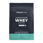 Nutrabay Pure Whey Protein Concentrate - 1 Kg (2.2 Lb), Unflavoured