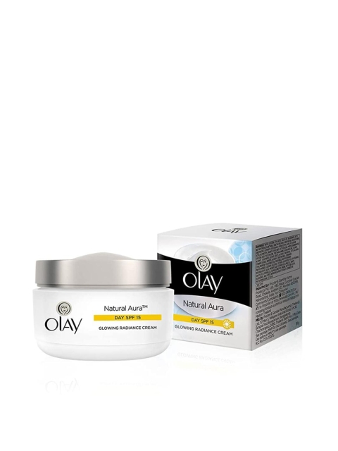Olay Natural Aura Glowing Radiance Day Cream with SPF15 with Vitamin B3, Pro B5 & E - 50g 2 Olay Natural Aura Glowing Radiance Day Cream with SPF15 with Vitamin B3, Pro B5 & E - 50g